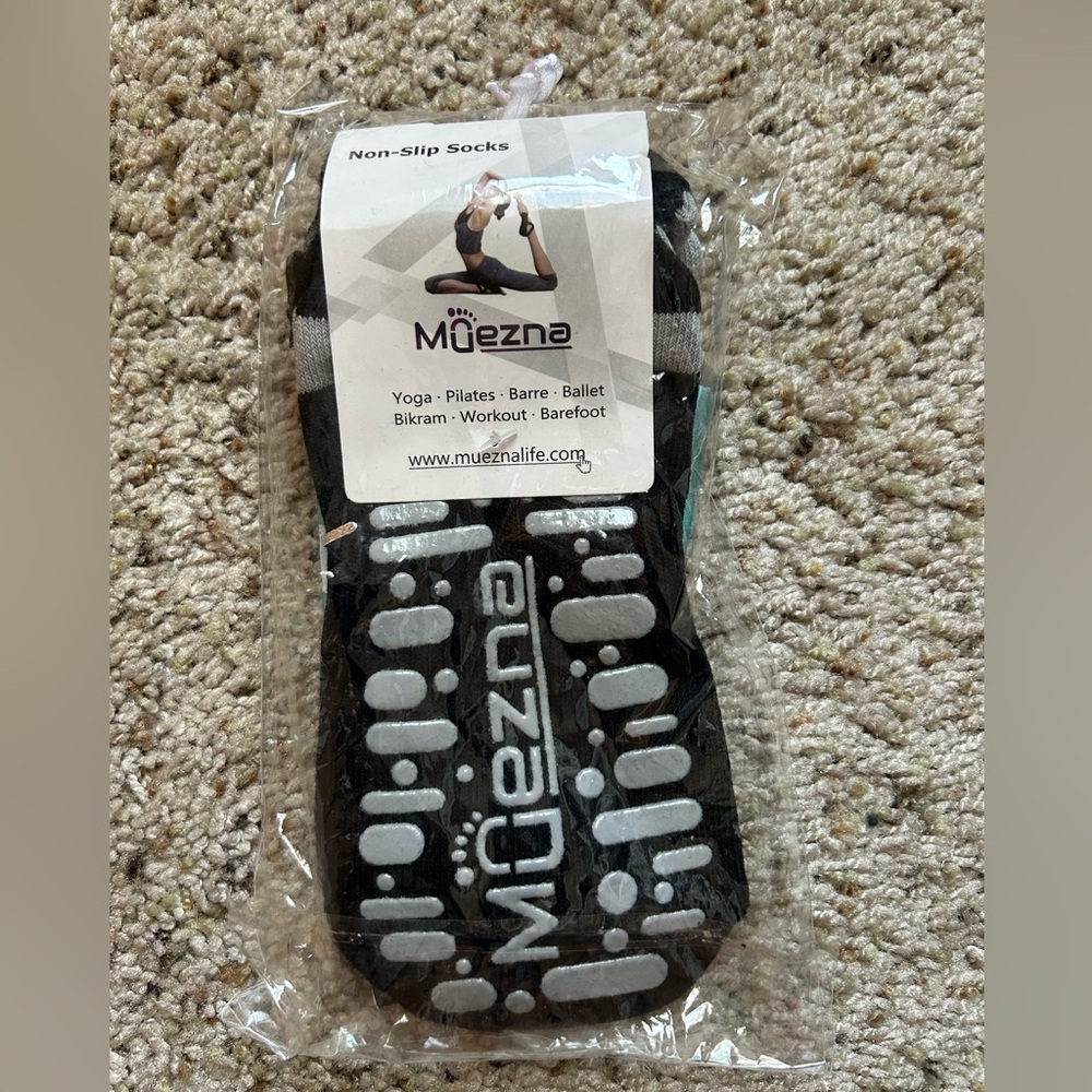 Black Non-Slip Yoga Socks